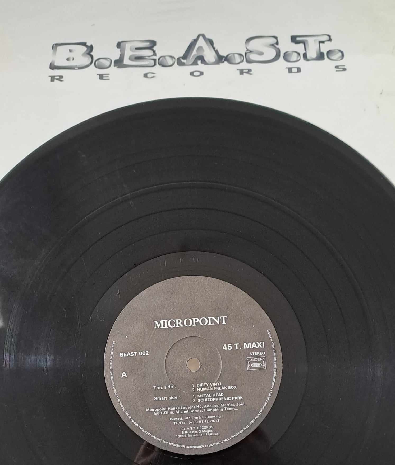 B.E.A.S.T. Records 02 (Original) - vinyle hardcore